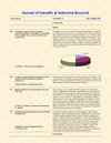JOURNAL OF SCIENTIFIC & INDUSTRIAL RESEARCH雜志封面